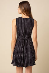 Mila Polka Dot Button Front Mini Dress