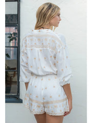 Meredith Tie romper