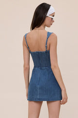 Gwen Denim Dress w shorts