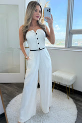 Heather Linen jumpsuit