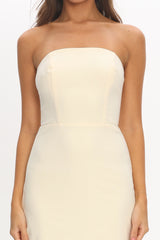 Divora Embellished Hem Maxi Dress Butter