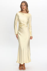 Loveland Cowl Back Midi Dress Butter