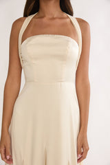 Loro Godet Hem Maxi Dress Butter
