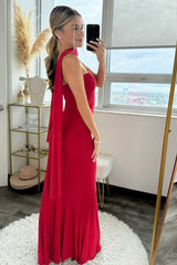 Scarlet Scarf maxi