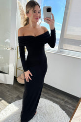 Beatrice Off the Shoulder maxi