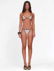 DIANA BIKINI TOP - NEUTRAL : ANIMAL : ANIMAL MARBLE