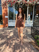 Tanzi Chocolate Brown Two-Piece Set