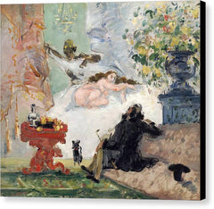 A Modern Olympia - Canvas Print