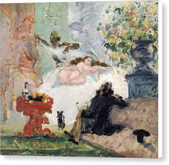 A Modern Olympia - Canvas Print