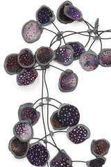Annemieke Broenink Batiq Necklace Eggplant