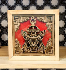 Sacred Buddhist Kalash ritual vase