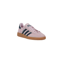 Image 2 : Baskets Adidas femme rose en cuir avec motif rayures et lacets — delvale
