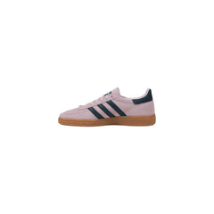 Image 3 : Baskets Adidas femme rose en cuir avec motif rayures et lacets — delvale