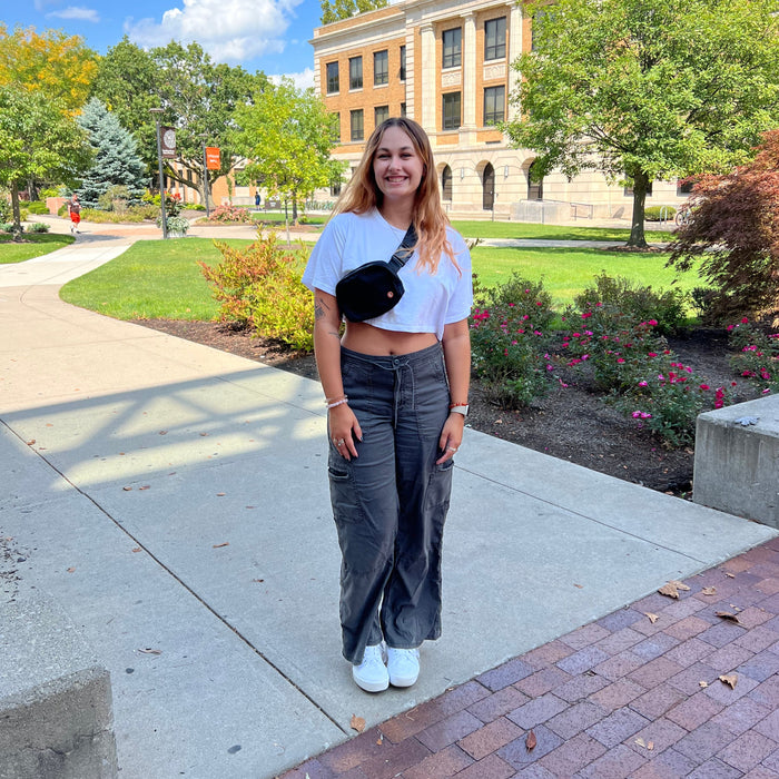 BGSU Belt Bag Peekaboo Medallion