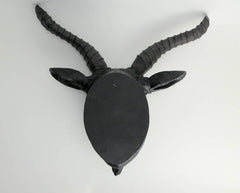 Black Baphomet Goat Head Sabbattic Occult Wall Hanging