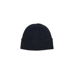 Bonnet Boss homme noir vue de profil — coupe côtelée ajustée fabrication italienne