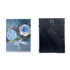 Bulk 17 Styles Handmade Gifts Knitting Flower Photo Frame Crochet Wedding Bouquet Wholesale