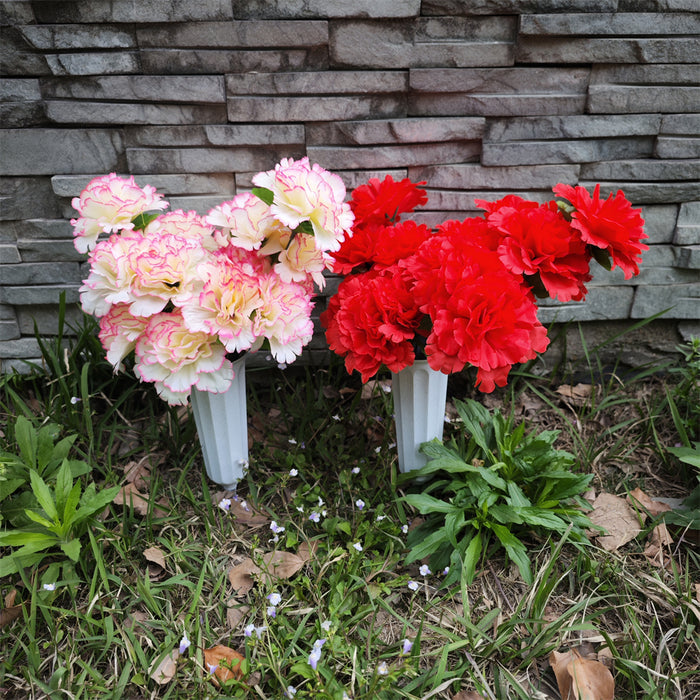 Bulk Christianity Cemetery Flowers Carnations in Vase Flowers for Cemetery Wholesale