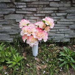 Bulk Christianity Cemetery Flowers Carnations in Vase Flowers for Cemetery Wholesale