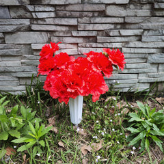 Bulk Christianity Cemetery Flowers Carnations in Vase Flowers for Cemetery Wholesale