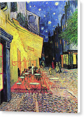 Cafe Terrace at Night - Canvas Print