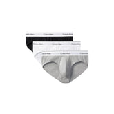 Image 1 : Boxer Calvin Klein homme gris en coton stretch, vue de face — Delvale
