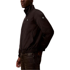 Image 2 : Jaquette Calvin Klein Jeans homme noire, détail fermeture éclair et poches frontales — Delvale