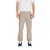 Image 1 : Pantalon homme beige Calvin Klein Jeans coupe regular avec fermeture zip — Delvale
