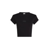 Image 1 : T-shirt noir Calvin Klein Jeans pour femme, coupe classique manches courtes — delvale