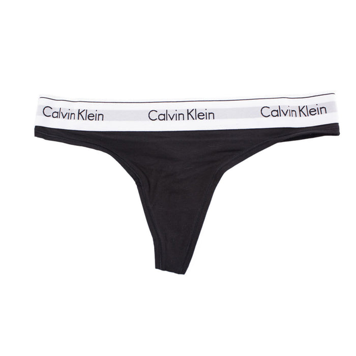 Image 1 : Lingerie Calvin Klein Underwear femme noire en modal et coton — delvale