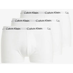 Image 4 : Boxer Calvin Klein Underwear homme bleu marine avec ceinture gris bleuté, vue de face — Delvale
