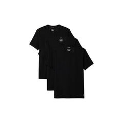 Image 1 : Lot de 3 t-shirts col rond Calvin Klein Underwear pour homme en noir, vue de face empilée — Delvale