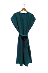 Cecilia Sörensen Agave Dress Cyan Green