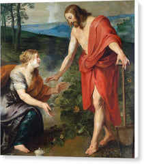 Christ Appears to Mary Magdalene - Canvas Print