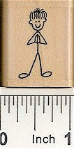 Communion Boy Rubber Stamp 2501D