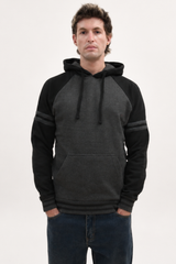 Contrast Raglan Striped Hoodie G-Style USA