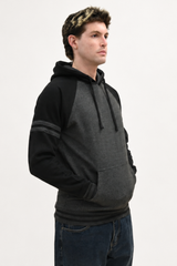 Contrast Raglan Striped Hoodie G-Style USA