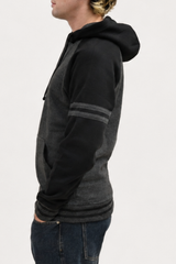 Contrast Raglan Striped Hoodie G-Style USA
