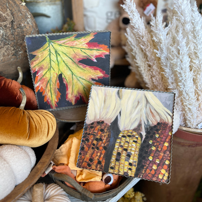 Corrugated Fall Decor