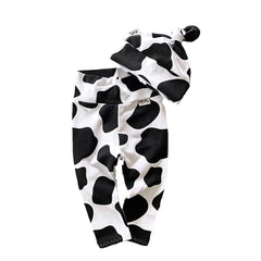 Cow Spots Leggings and/or Knot Beanie