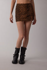 Limited-Time Sale Bruna Leopard Skort