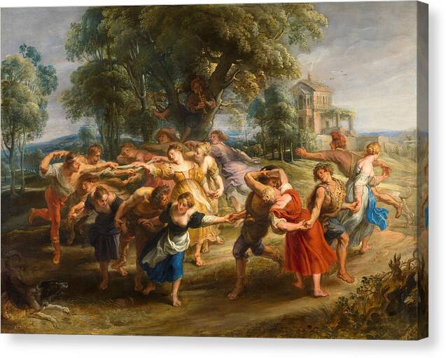 Dance of the Villagers - Canvas Print