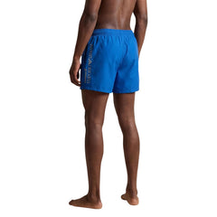 Image 2 : Short de bain Ea7 homme vue face coloris bleu impression moderne — Delvale