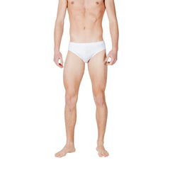 Image 4 : Maillot de bain EA7 homme noir, détail du logo et finitions — Delvale
