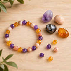 Enhances STRENGTH Crystal Kit, Gemstone Tumble Kit, Strength Crystal Gift Set