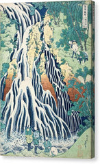 Falls of Kirifuri at Mt. Kurokami, Shimotsuke Province - Canvas Print