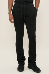 Flared Stacked Fleece Sweat Pants Victorious