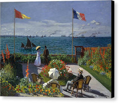 Garden at Sainte-Adresse - Canvas Print