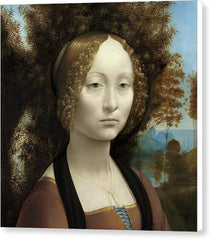 Ginevra de' Benci - Canvas Print