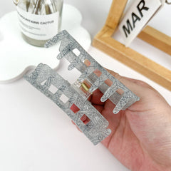 Glitter Web Hair Clip